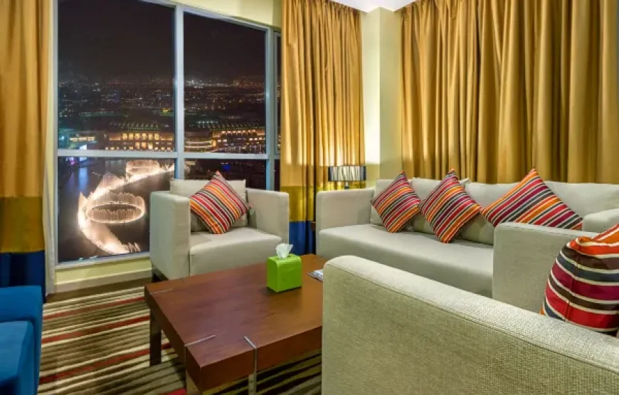 One Bedroom King Suite With Burj Khalifa Fountain View